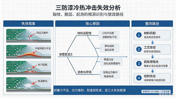 三防漆冷热冲击失效分析 三防漆冷热冲击失效分析