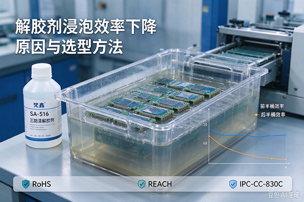 解胶剂浸泡效率断崖下跌?梵鑫SA-516高负载解决方案指南 解胶剂浸泡效率断崖下跌?梵鑫SA-516高负载解决方案指南
